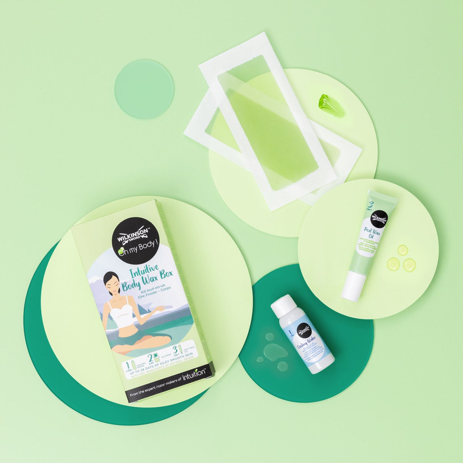 Kit tout-en-un Cire Froide - Corps