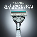 Lames Quattro Essential 4 Sensitive – pack de 4