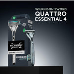 Lames Quattro Essential 4 Sensitive – pack de 4